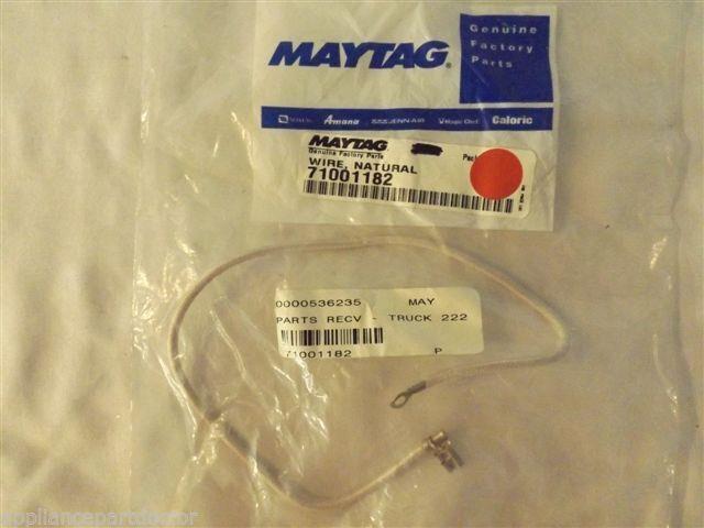 MAYTAG JENN AIR STOVE 71001182 5112P328-60 Y04100125 WIRE, NATURAL NEW IN BAG MAYTAG JENN AIR STOVE 71001182 5112P328-60 Y04100125 WIRE, NATURAL NEW IN BAG